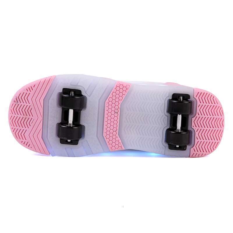 4 Wheel Rage Shoes for Children Boys Hidden with Wheels Girls Sports Roller Skating Outdoor Shoe