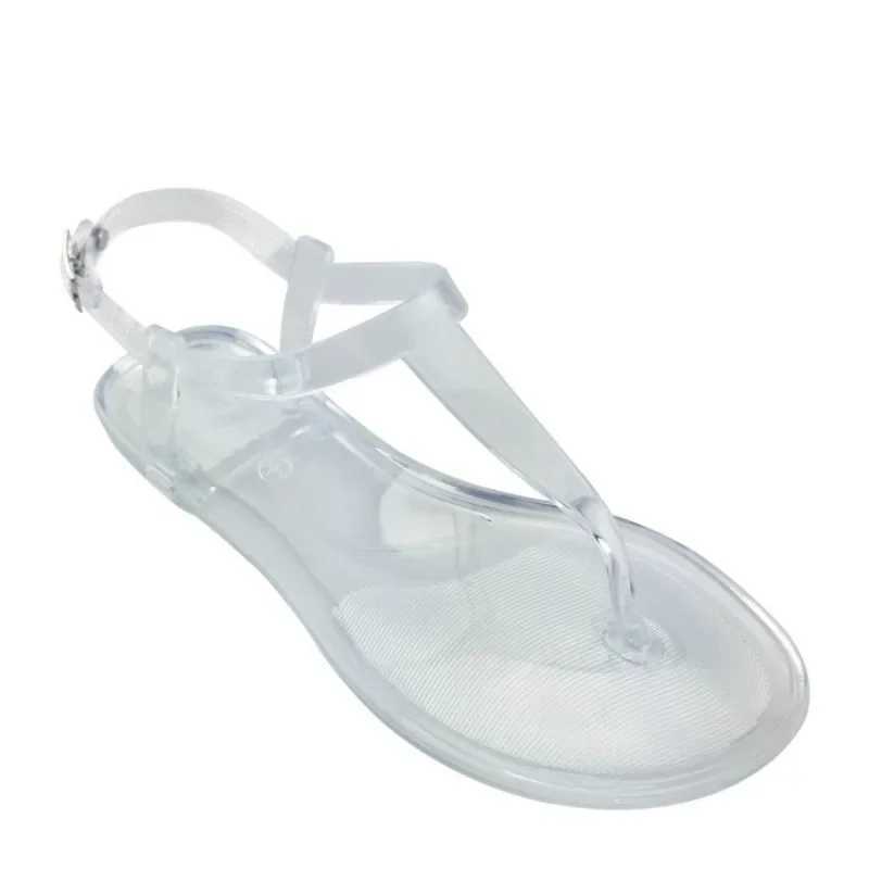 New Arrival Summer Simple Ladies Jelly Shoes Fashion Flat Outdoor Beach Leisure Multi-color Womens Sandals Comfortable Womens Sandals T250318