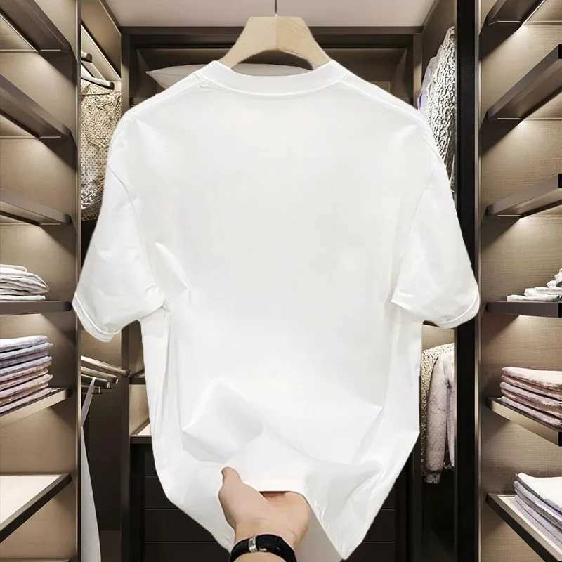 Summer hot letter printed pure cotton comfortable T-shirt Versatile T-shirt a daily outdoor leisure sports trend brandT250318