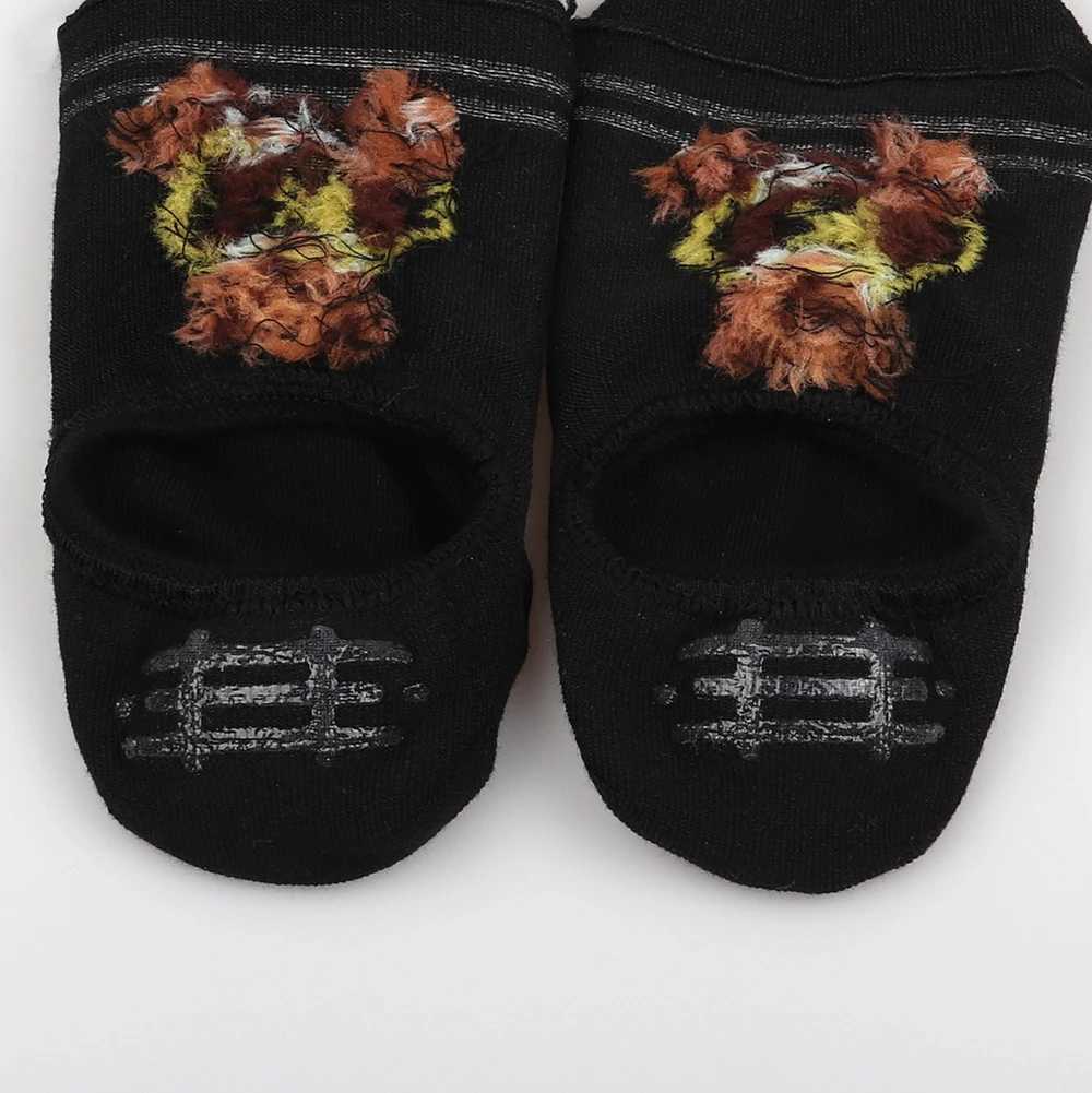 1 pair of summer womens comfortable socks cute bear boat socks anti slip silicone invisible casual womens spring and summer short socks X250319