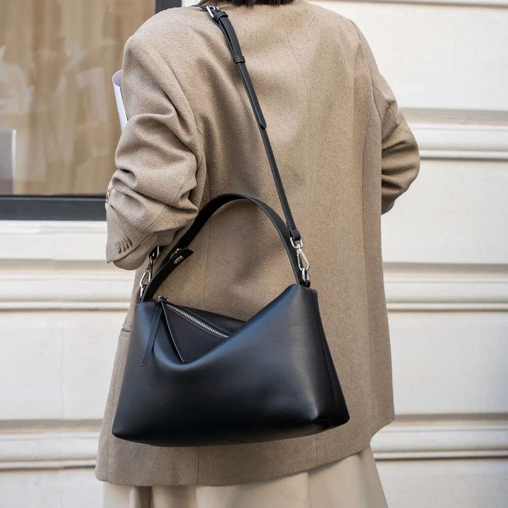 Genuine Leather Fashon Brand Designer Women Shoulder Cross Bags Ladies Good Quality Handbag 2025 New