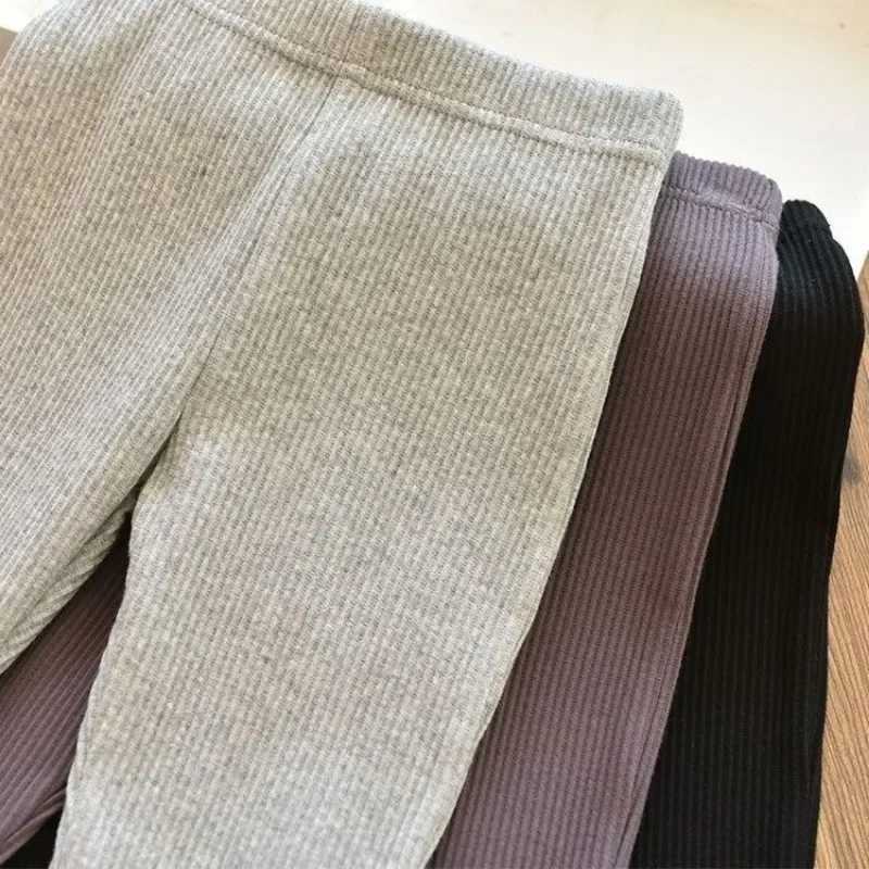 Childrens girl Flare Legging 2024 new arrival childrens casual elastic pants heart-shaped embroidery slim Leggins baby girl summer pantsT250318