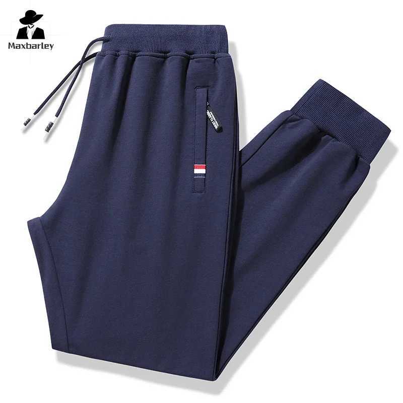 Autumn Pants Men Fitness Sportswear Tracksuit Elastic Waist Sweatpants Cotton Trousers Loose Gyms Jogger Track Pants Mens M- 8XL X250319