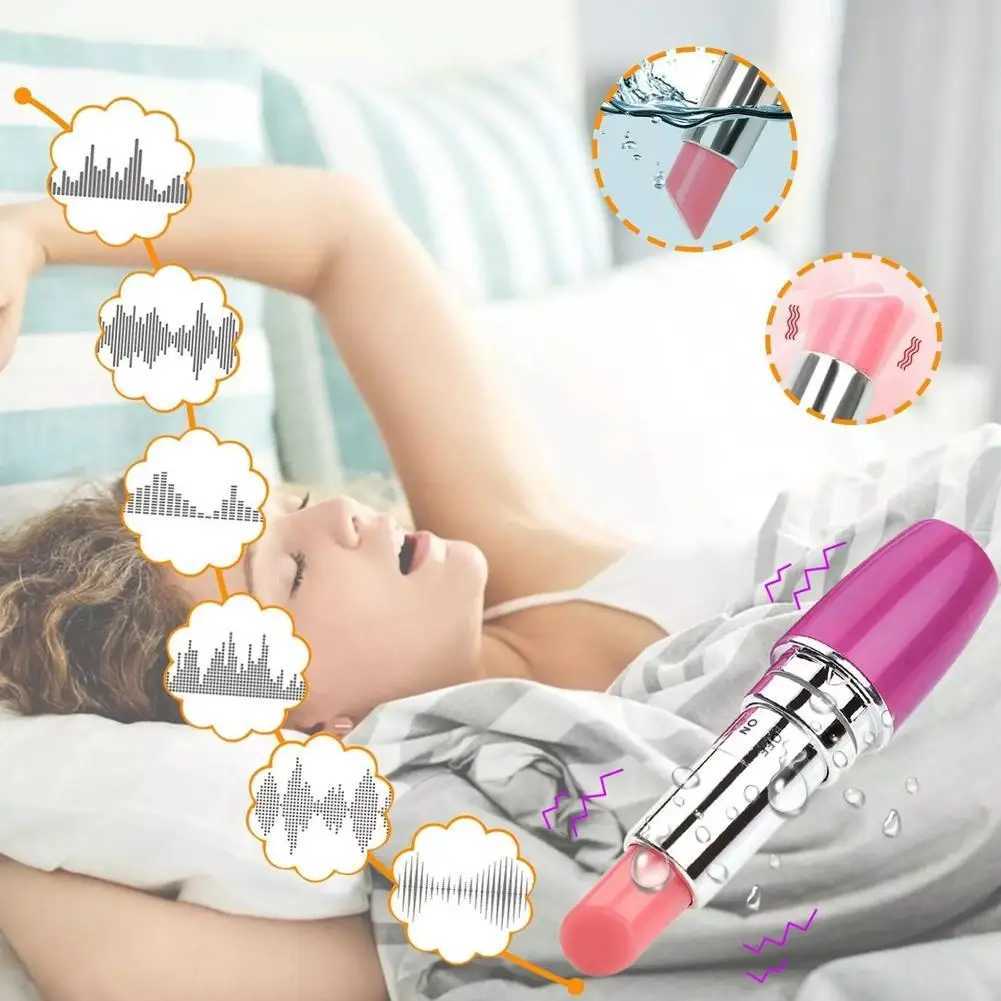 Powerful lipstick vibrator female G-spot Clit stimulator vaginal massager mini bullet vibrator masturbator female sex toy W250319