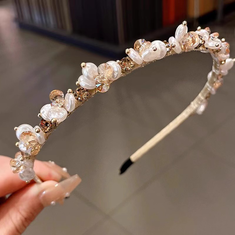 Women's Rhinestone Sweet Hair Bow - Elegant Fashion Headband for Weddings Parties Birthdays