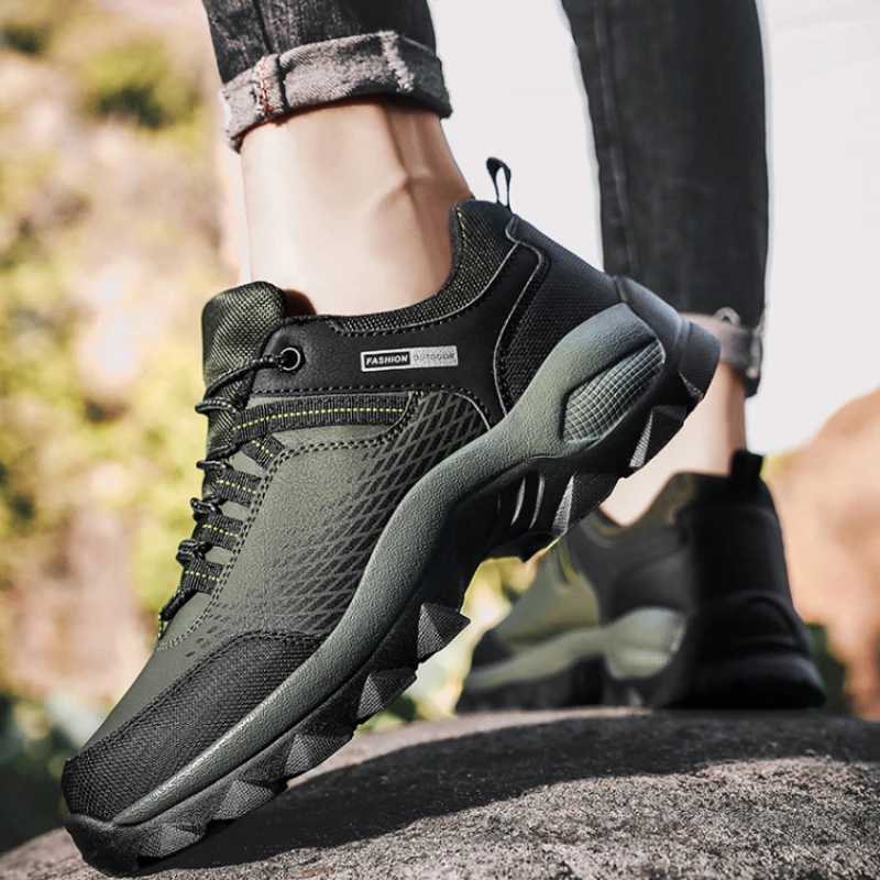 Mens Shoes Outdoor Sneakers Comfortable Lightweight Hiking Shoes Waterproof Casual Shoe Non Slip Men Running Shoes Plus Size 46 Z250319