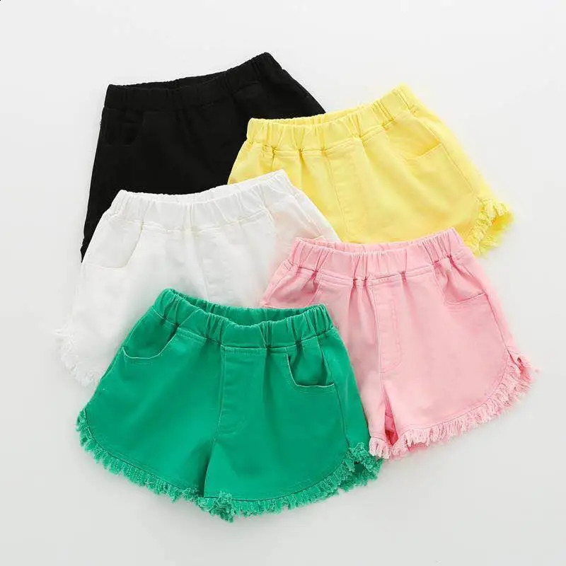 IENENS Kids Baby Girls Summer Denim Clothing Shorts Pants Jeans Clothes Children Girl Casual Short Trousers Infant Bottoms 250319