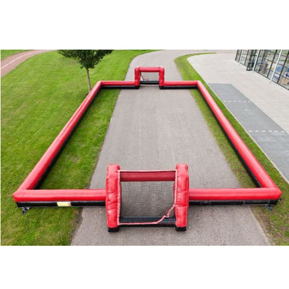 15mLx8mW ( 50x26ft) with blower Blow Up Inflatable Football Pitch Inflatable Football Soccer Field Air Inflated Sports Court Arena New Sports Game Fac