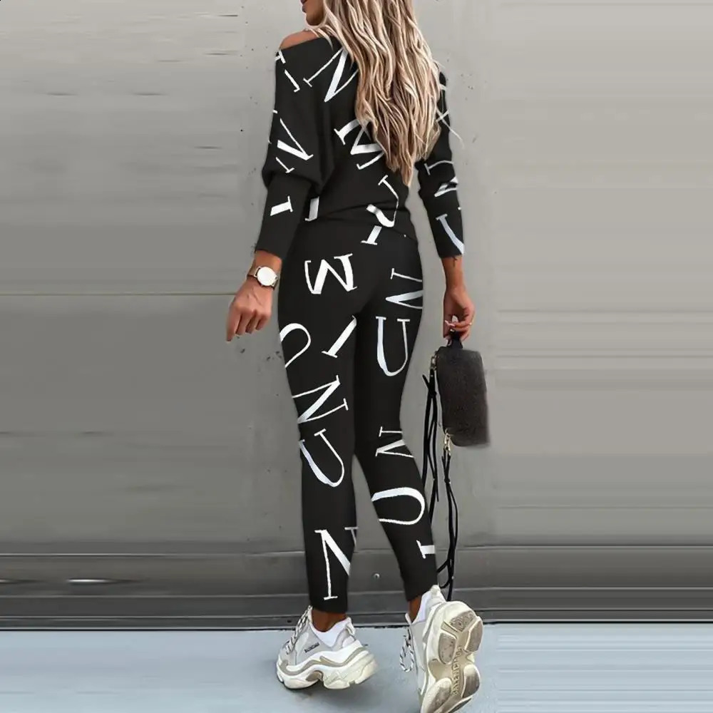 Casual Sports Suit Spring Skinny Pants Cotton Blend Women Blouse Pants Tracksuit Outfit Skin-friendly 250318