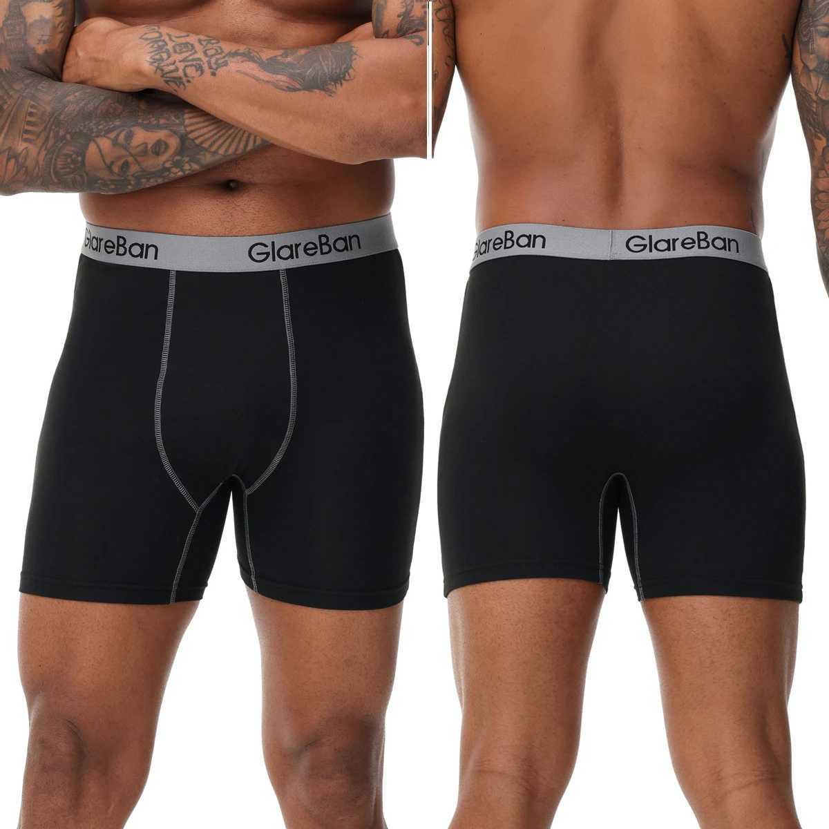 5pcs Pack Mid-Long Boxer Shorts Brand Briefs Style Men Panties Underwear Male And Underpants For Homme Luxury Set Box Slips X250319