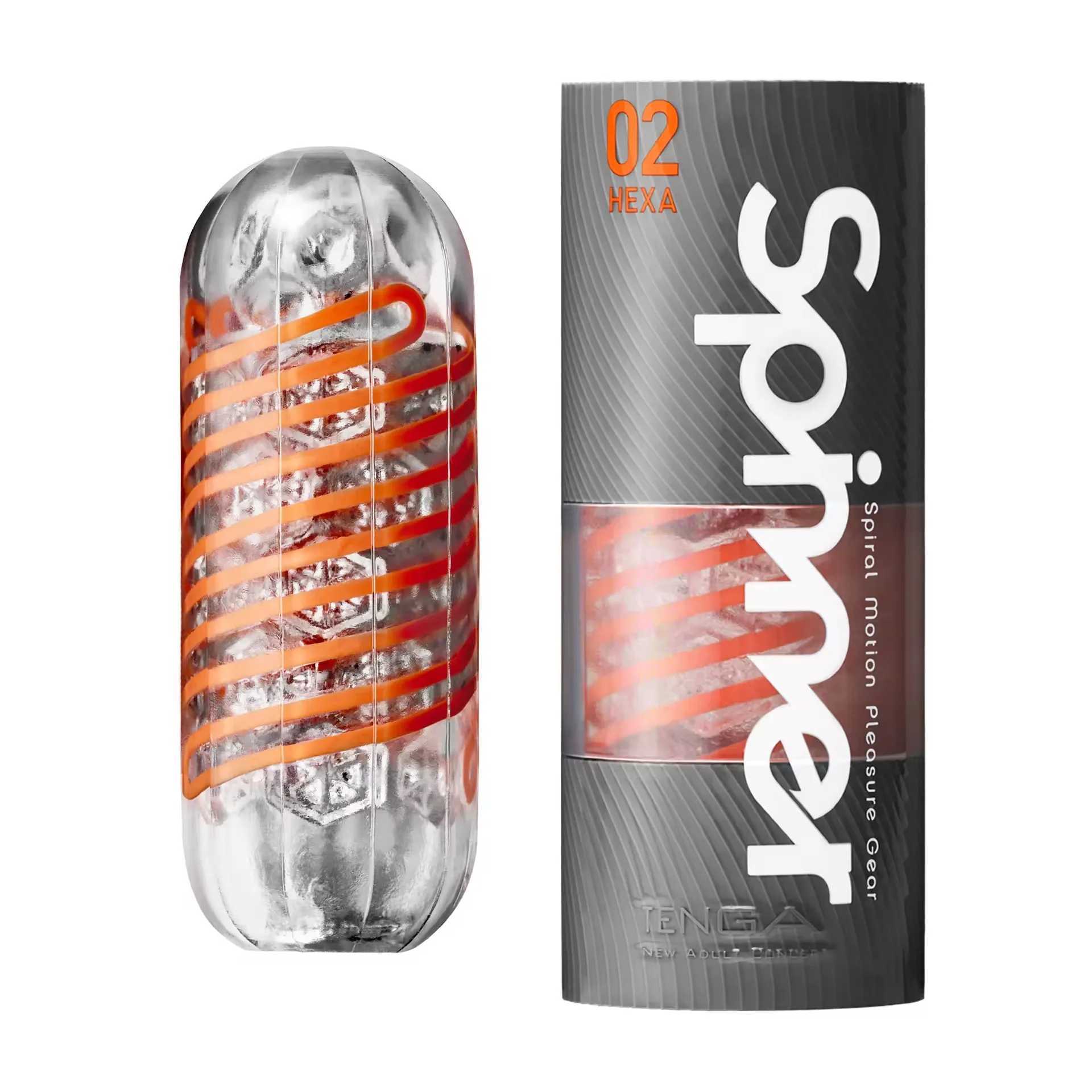 TENGA 6 Style Cool Cat Reusable Masturbation Silicone Rotating Male Masturbation Cup Rotating Sucking Spiral Pocket Sex ToyXJ250319