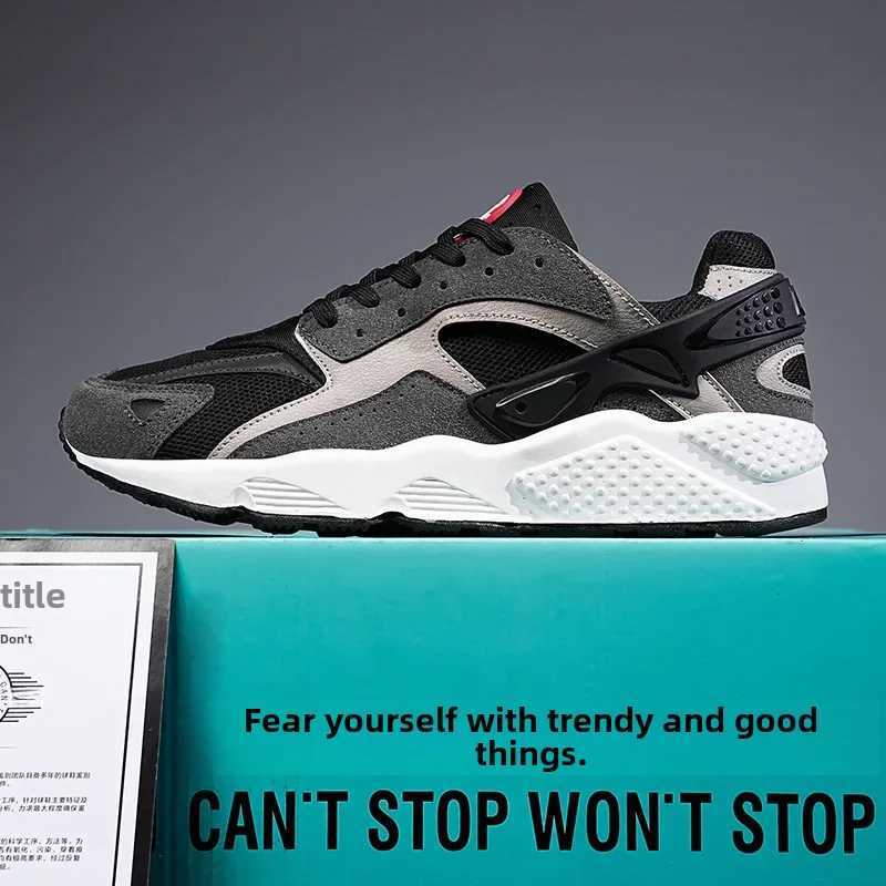 Fashionable Korean Style Casual Running Shoes For Youth Men New Arrival Sport Shoes Trendy Running Boots Motorcycle Equipment Z250319
