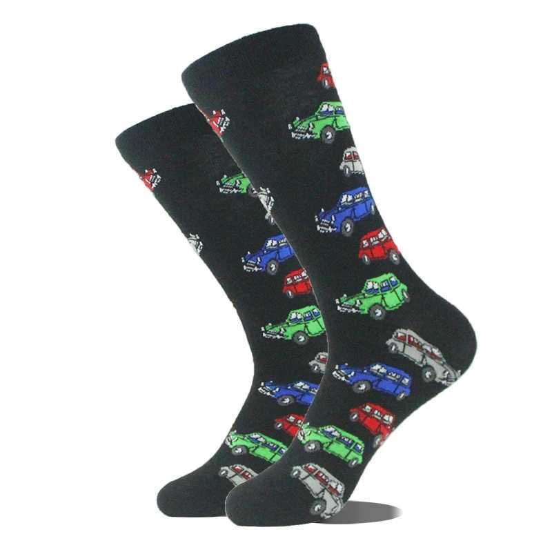 Happy and Fun SoCKs for Men Alien Design for Dogs Pandas Penguins Frogs Skarpetki Sokken Unisex Hip Hop Large Sized Skateboarding Divertidos X250319