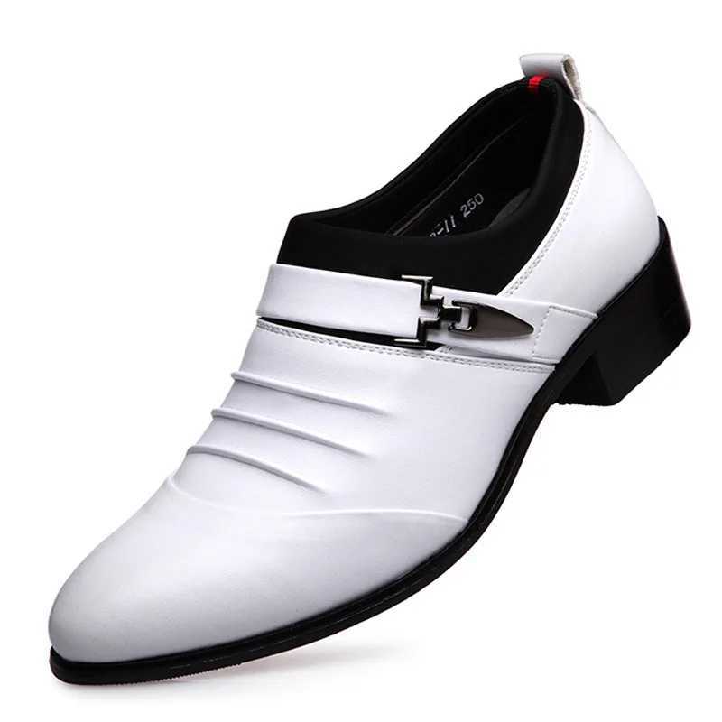 Mens casual leather shoes and orgasmic mens shoes business formal casual shoes UK Pointed toe capsXJ250319