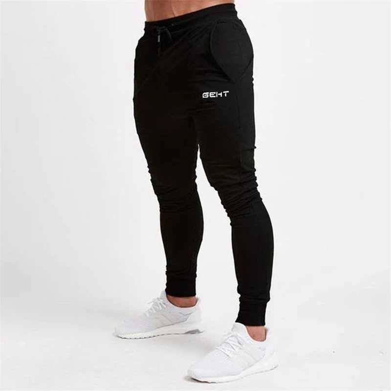 2024 GEHT brand Casual Skinny Pants Mens Joggers Sweatpants Fitness Workout Brand Track pants New Autumn Male Fashion Trousers X250319