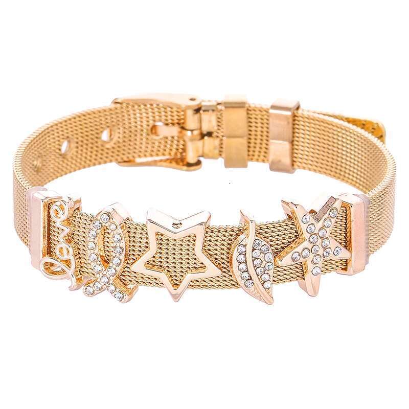 Moments Halo Chain Buckle Snake Bone Chain DIY Beads Charm Bracelet Bangles For Women Jewelry Making Gift Special Offer