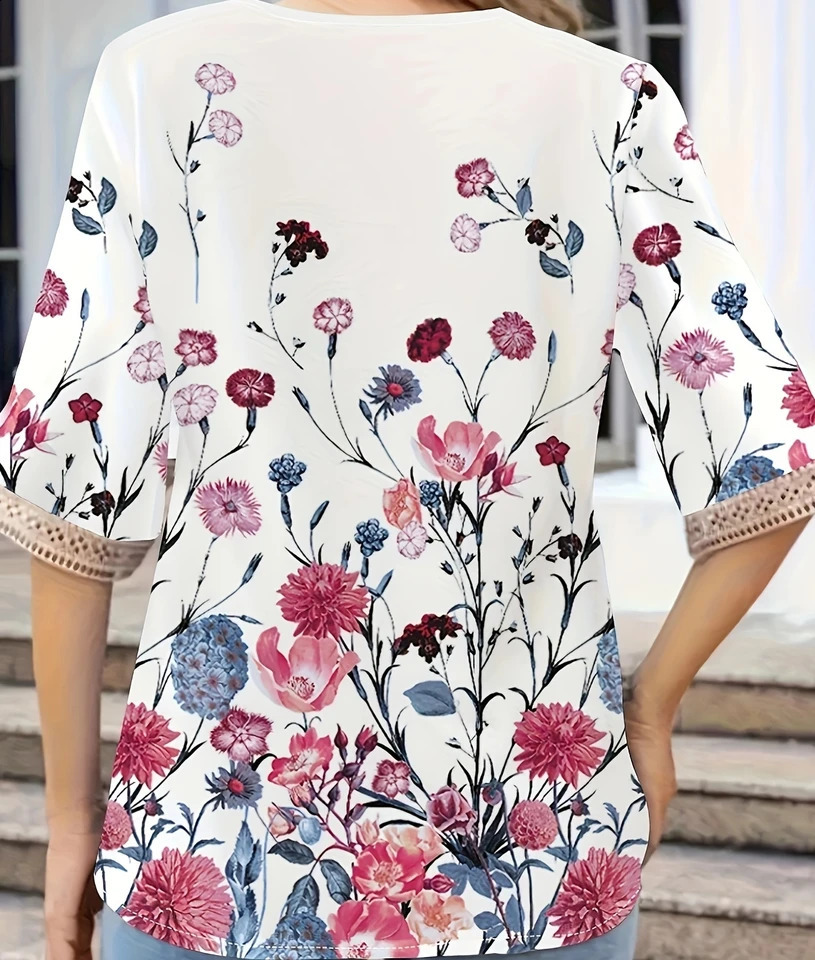 Large size warm and loose womens shirt fashionable casual elegant long sleeved holiday weekend top 250319