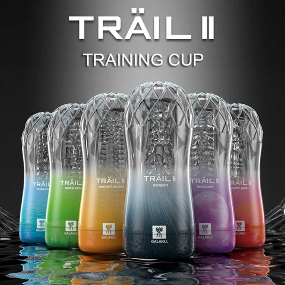 Galaku Male Masurbator Soft Pussy Sex Toys Transparent Vagina Adult Endurance Sports Products Mens Vacuum Pocket CupXJ250319