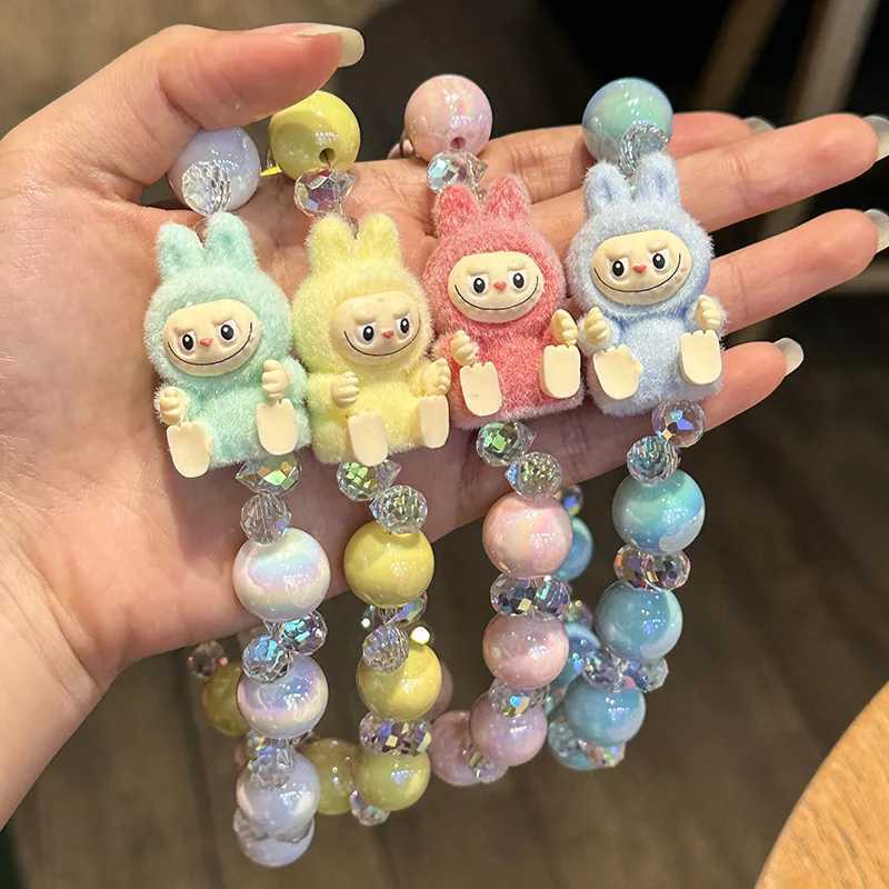 Labbu cartoon character phone chain DIY keychain pendant student couple bag pendant decorative small gift X250318