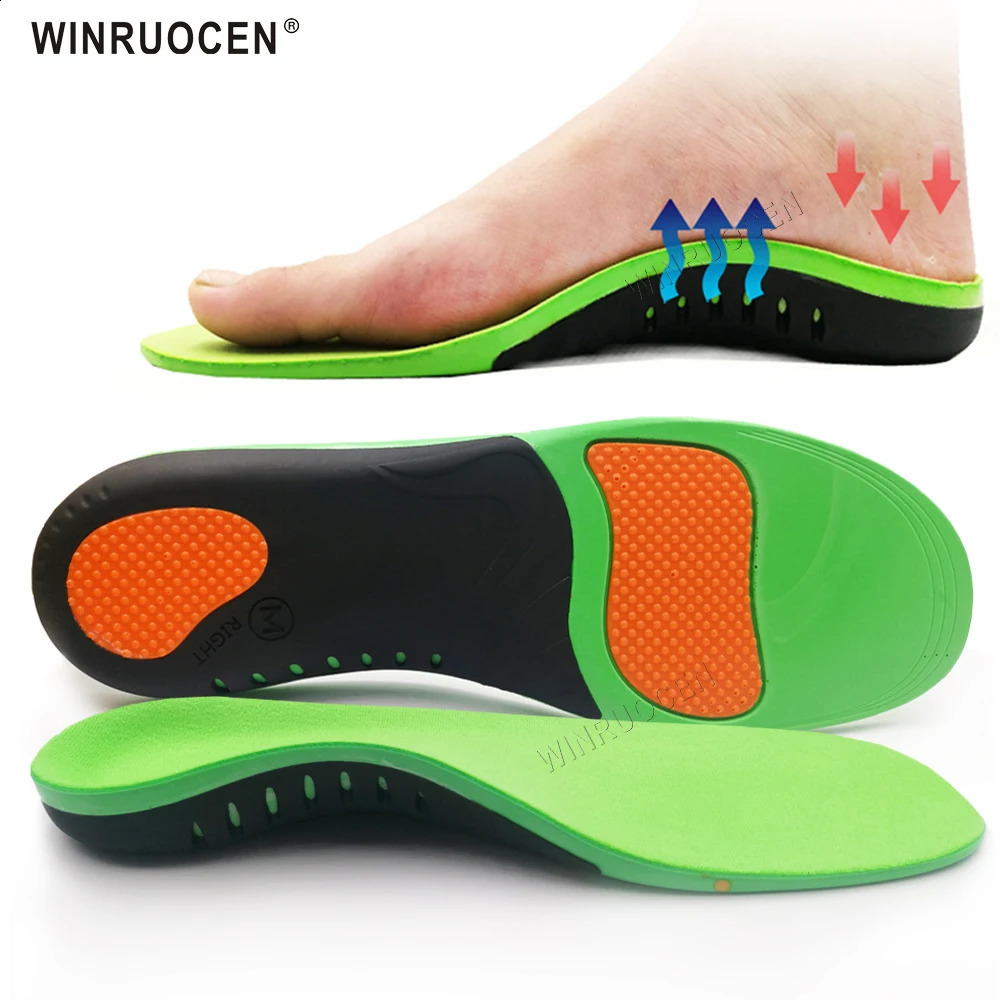 Ortic Insole High Arch Support Insoles X/O Type Leg Flat Feet Orthopedic Women Men Orthopedic Foot Pain Unisex Drop 250319
