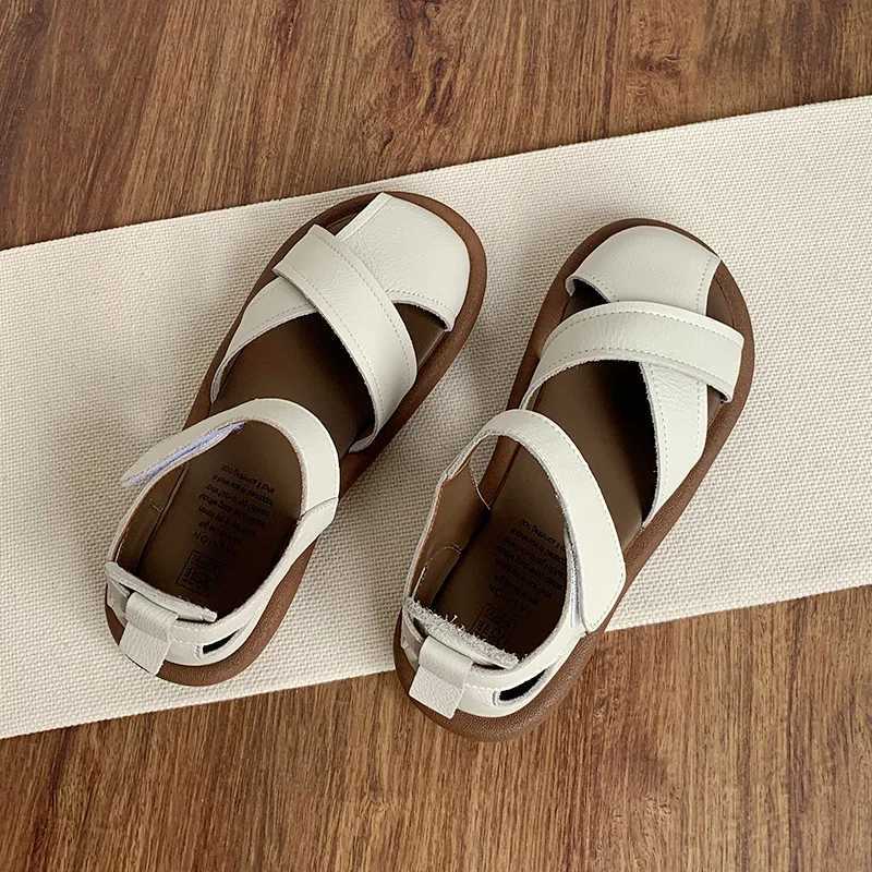 New Arrival Preppy Bun Head Roman Sandals for Women Soft Sold Summer One-line Casual Beach Shoes for Women T250318