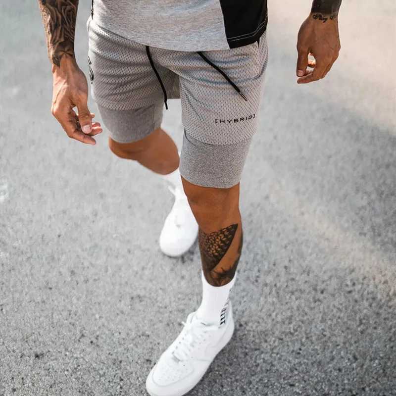 2023 camouflage running shorts mens 2-inch double-layer fast drying gym shorts fitness jogging shorts mens sports shorts W250319