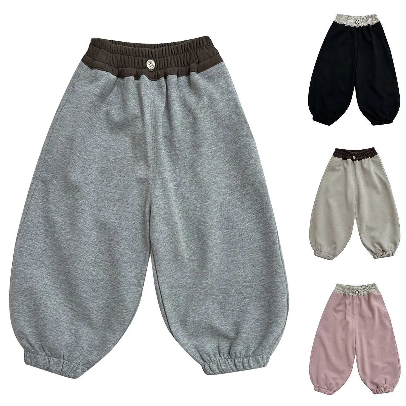 Spring and summer printed soft casual clothing sports pants loose casual cotton baby sports pants cat baby clothingT250318