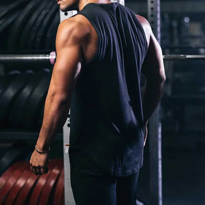 Trendy sports quick drying vest ins gym loose muscle running vest summer sleeveless elastic t-shirt sweaty men M-4XLT250318