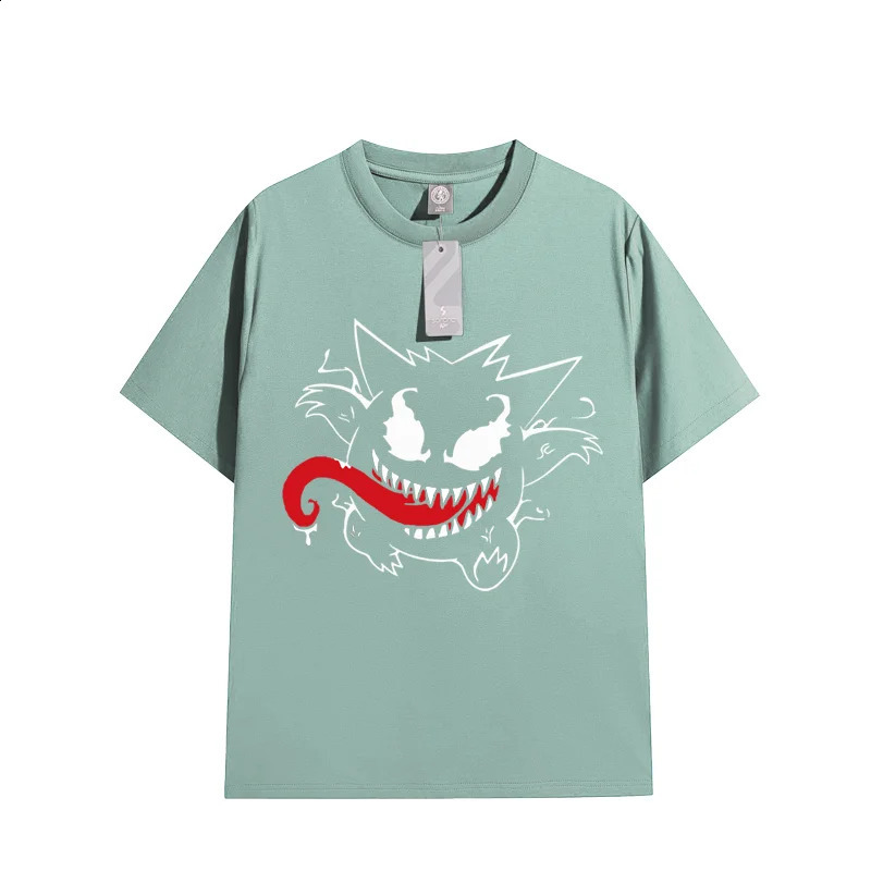 High quality loose fit suitable for European sizes 100 pure cotton printed fashionable mens and womens Tshirts short sleeves summer 250319