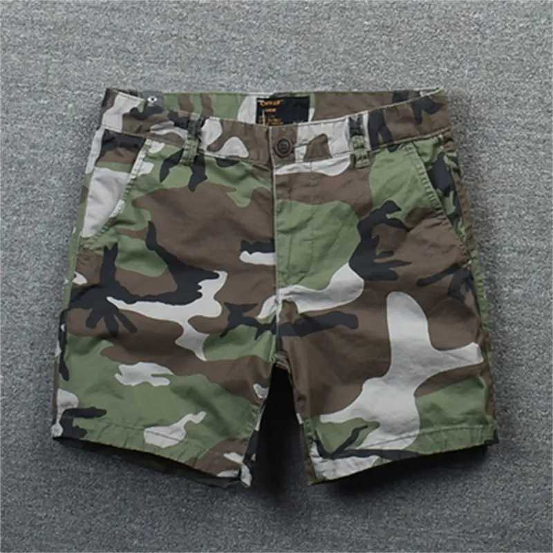 2024 Men Summer Fashion Loose Streetwear Camouflage Shorts Male Casual Print Shorts Men Cotton Breath Cool Shorts Homme G44 W250319