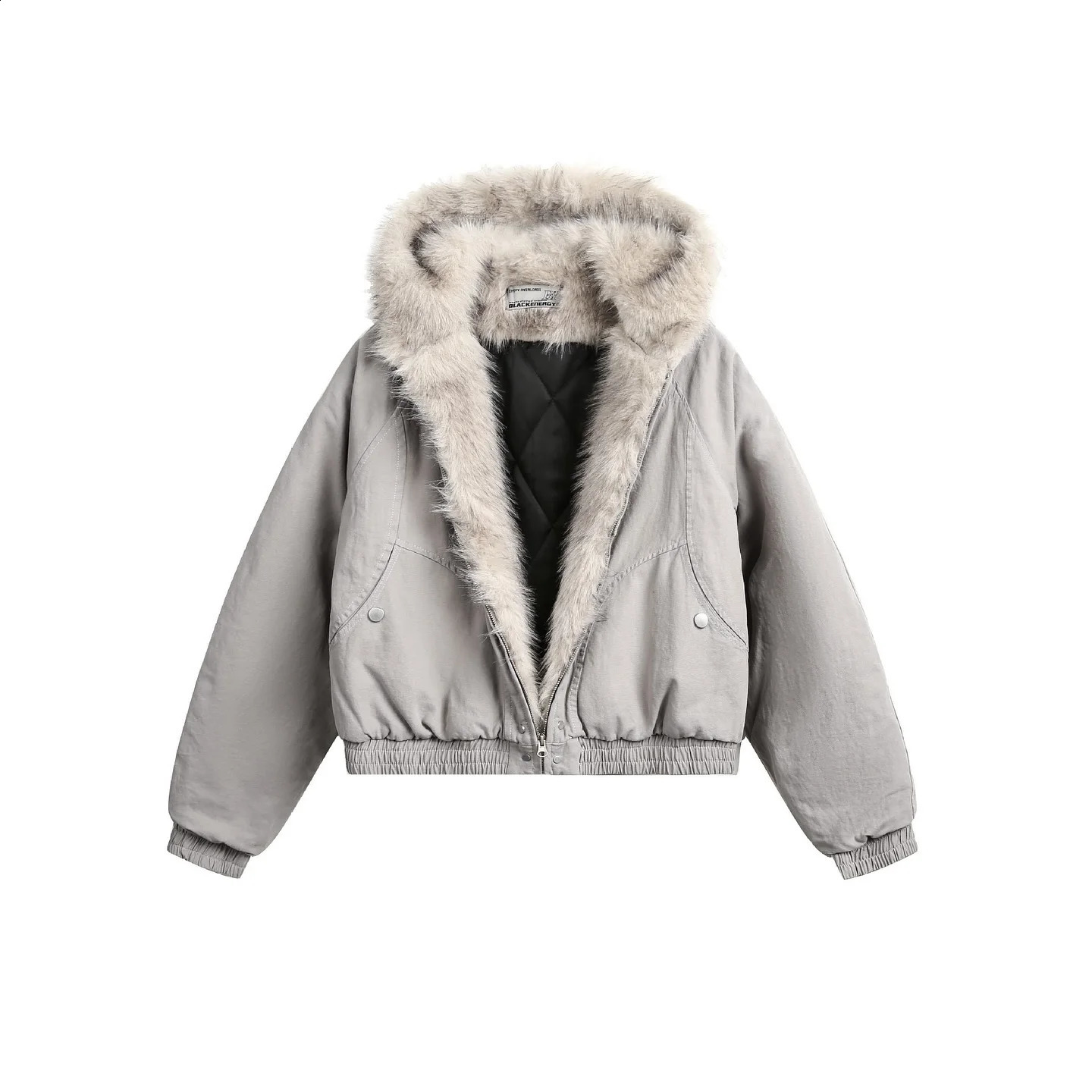 Y2K Winter Warm Mens Retro Simple Plush Coat Sportswear Loose Leather Motorcycle Punk Fur Collar Jacket Couple 250318