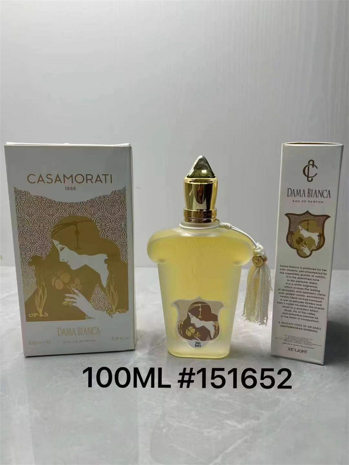 100ml Perfume Mefisto Lira Bouquet Ideale 1888 DAMA BIANCA Fragrance Eau De Parfum Long Lasting Smell Men Woman Fragrance