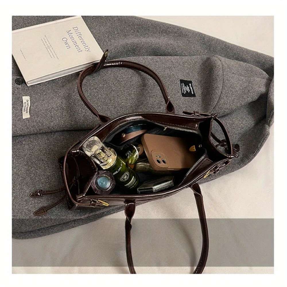 Tote Women's Messenger Black Shoulder Wallet Soft Leather Cross-Border Bag Handbag Women's