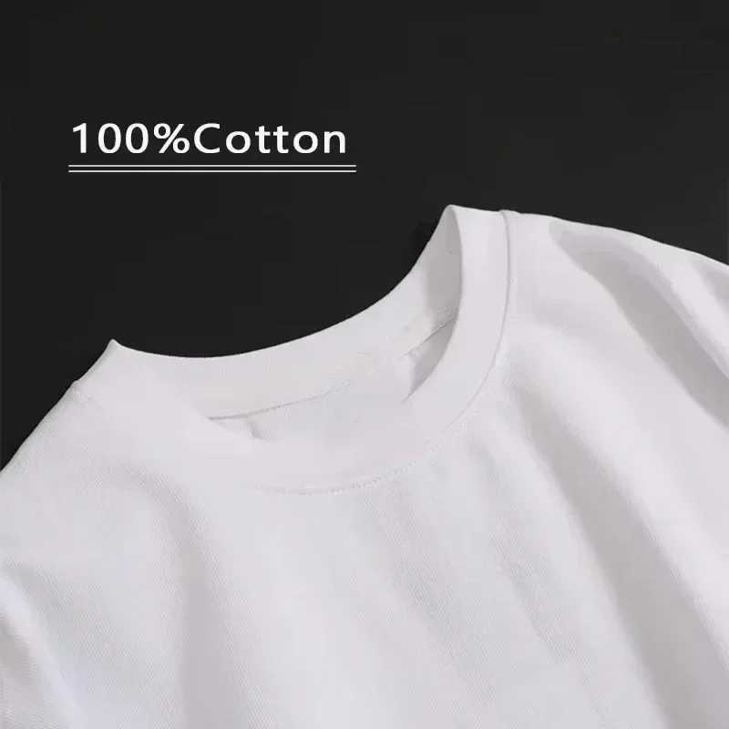 2025 New Cotton Fashion Chest Phantom Letter Printed Men and Women Couple Short Sleeve Casual Round Neck T-shirtT250318