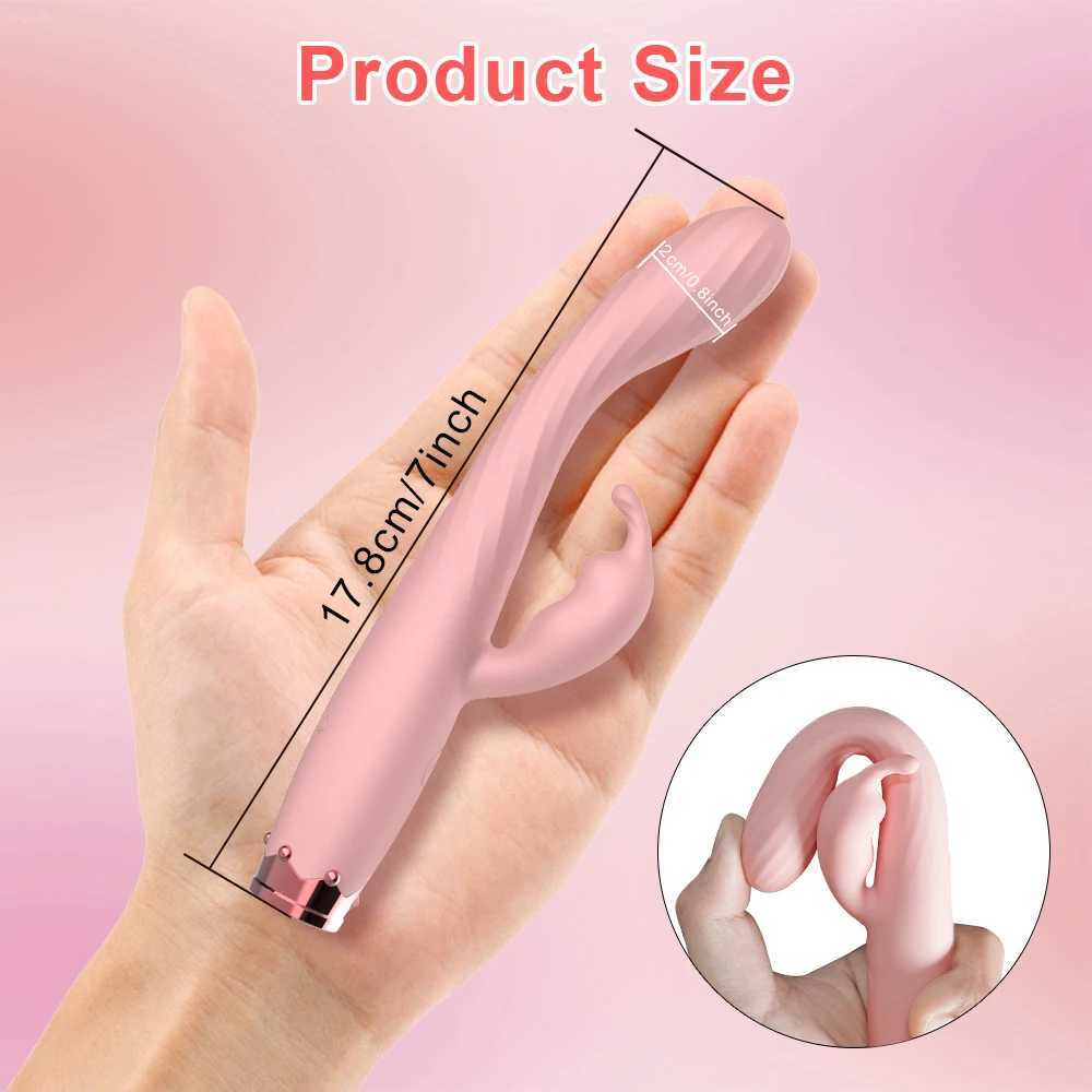 Rabbit Vibrator for Women Beginner Vagina G-Spot Vibrator Clitoris Stimulator Female Masturbator Adult Sex Toy for Women W250319