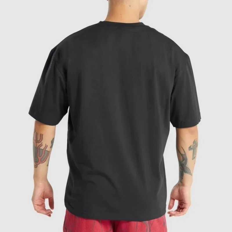 New sports short sleeved T-shirt mens running loose summer round neck quick drying breathable fitness top mesh training T-shirtT250318