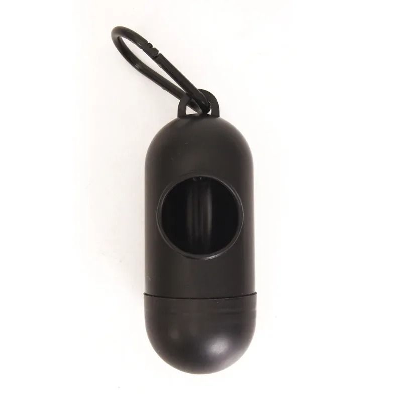 New Pet Waste Dispenser for Dog Waste Bag Holder Plastic Garbage Bag Carrier Case Bullet Pet Dog Waste Poop Pocket