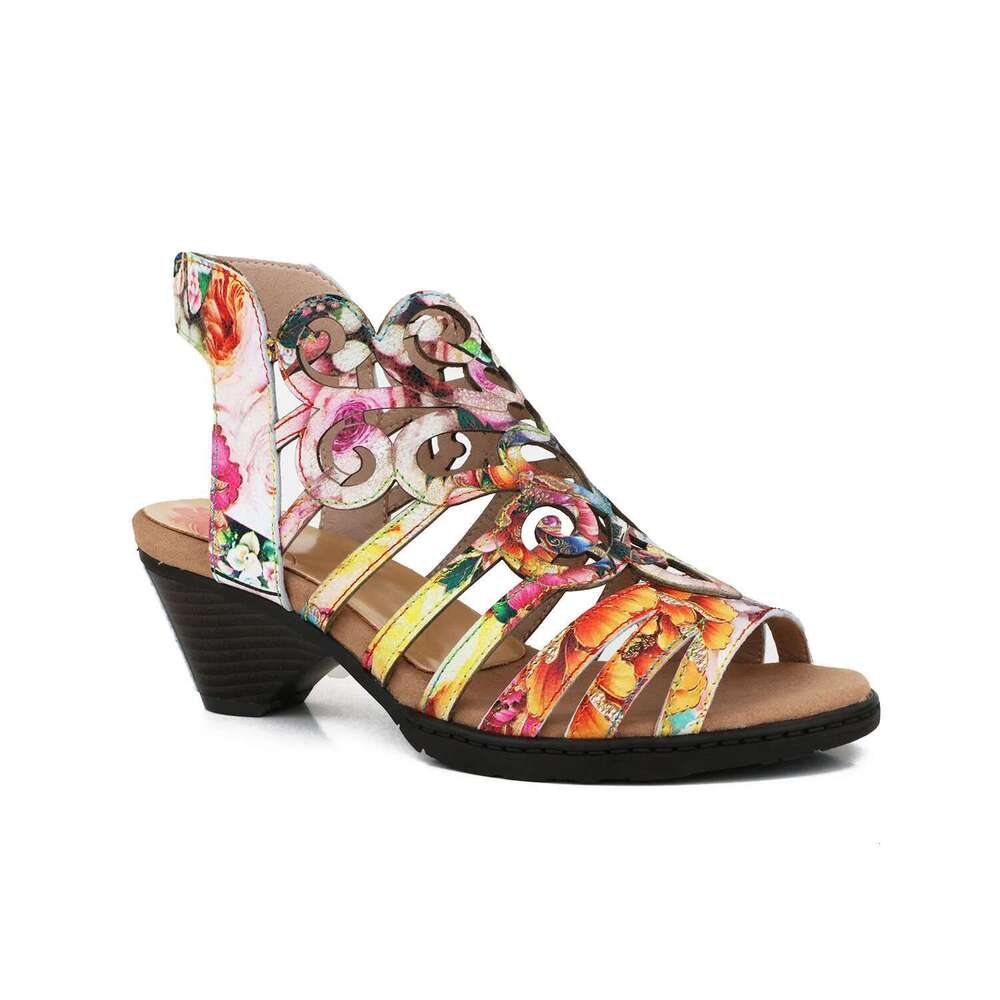 Wedge Heels Socofy Raffan Summer Slim High Heel Sheepskin Women S Fashion Sandals