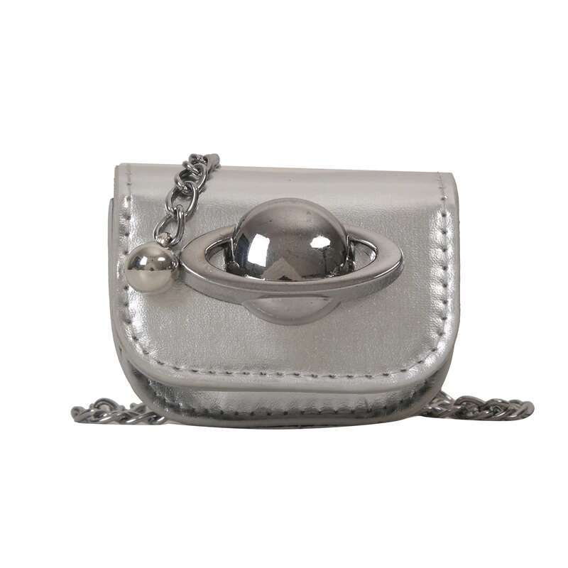 Women Mini Tote Summer Fashion Crossbody Chain Decor Shoulder Bag