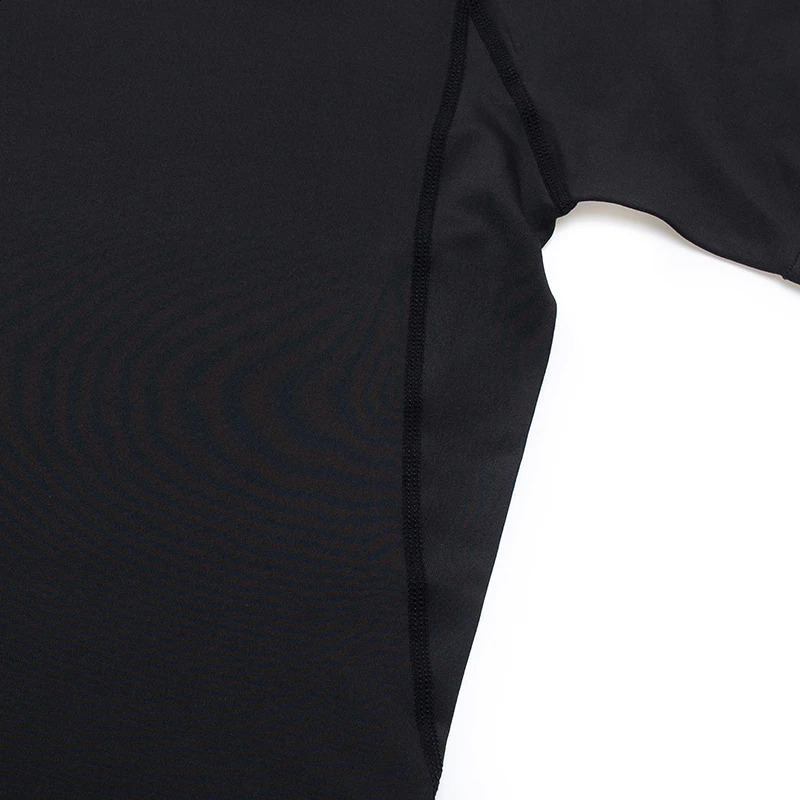 Mens bodybuilding short sleeved compression shirt mens breathable quick drying exercise muscle tight 250319