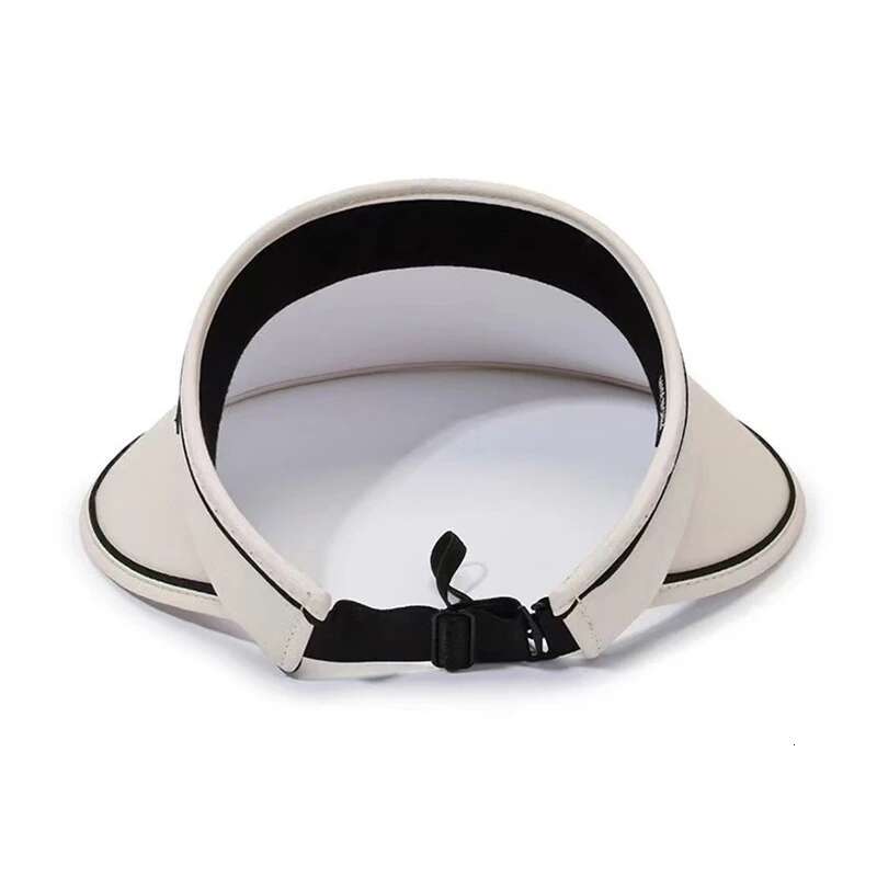 Summer Women's Foldable Empty Top Sun Hat Outdoor Travel Beach UV Protection Hats Trend Female Large Brim Visor Caps