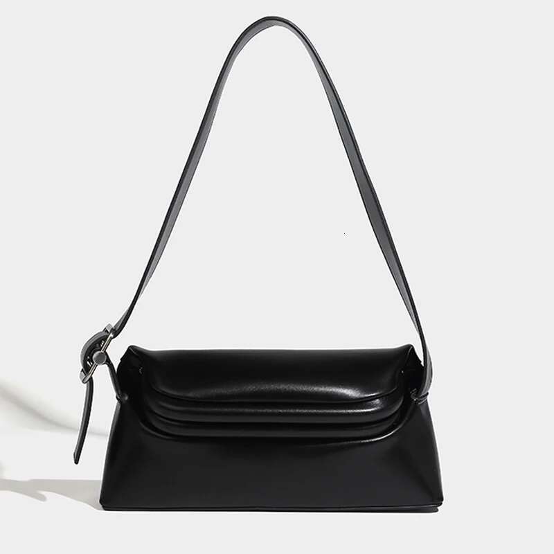 Clip Underarm Bags For Women Designer Handbags And Purses 2024 New In Fashion PU Simple Solid Color Commuting Shoulder