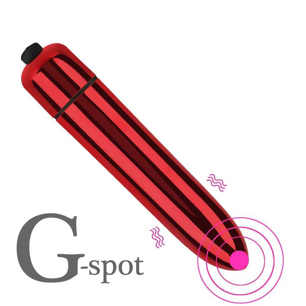 IKOKY Mini Bullet Vibrator G-spot Portable Climax Massager Clitoris Stimulator Sex Toys for Women AV Stick Sex Shop W250319