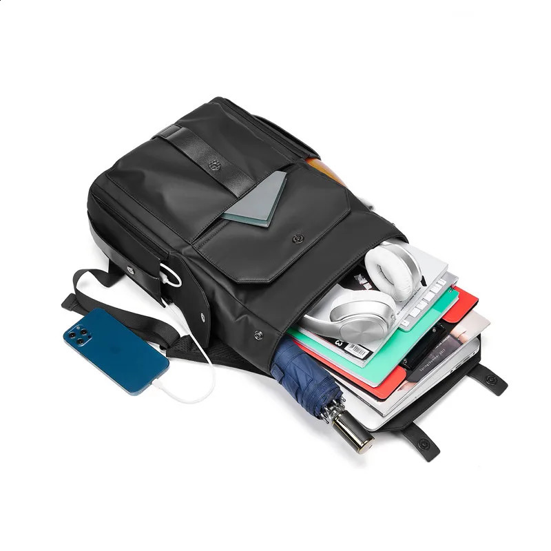 XOKY Fashion Business Backpack Men Travel Waterproof Expandable Large Capacity Bag 2301 250317