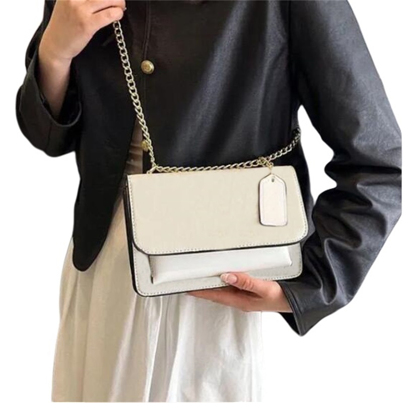 Retro crossbody designer bags flap shoulder bag klare clutch ladies purse soft leather designer handbags plated gold chain strap interior zipper pocket to032