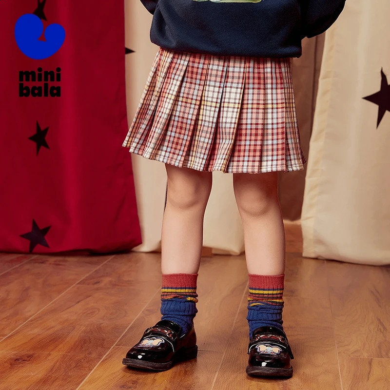 Mini Bala Skirt Girls Skirt Spring Girls School JK Style Pleated Skirt Stylish Mini Skirt 250319
