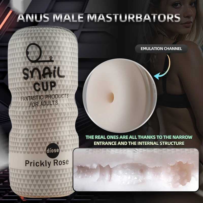 Soft Male Masturbation Cup Sucking Anal Vaginal Male Masturbation Penis Trainer Sex Toys Adult ProductsXJ250319