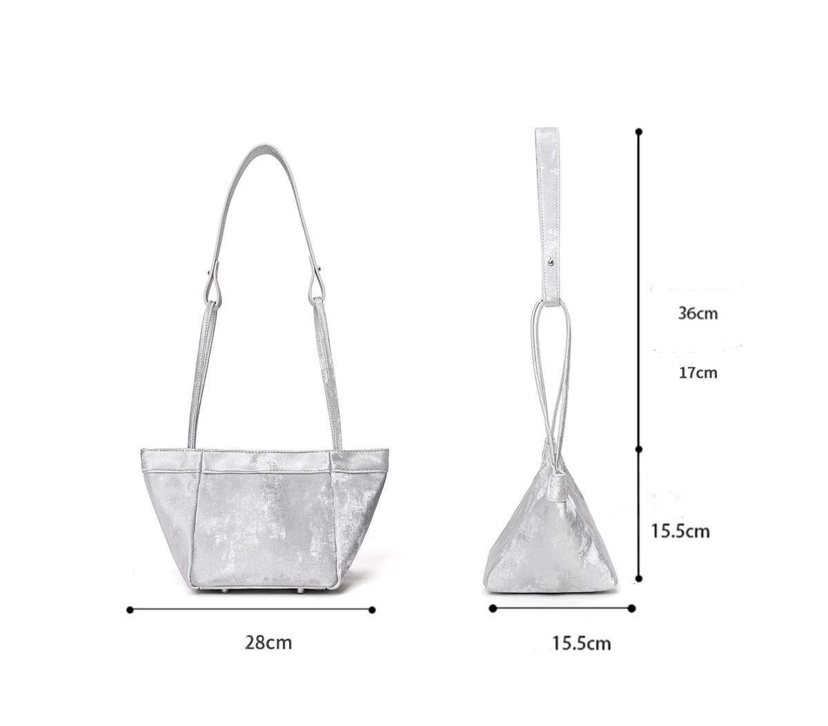Custom Letter Suede Leather Women Bucket Bag Female Party Handbag 2024 New Fashion Chinese Style Brand Tote Bags