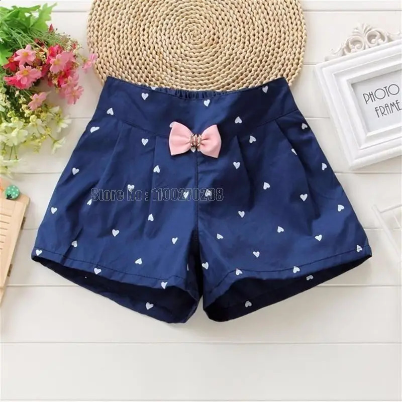 Kids Summer Bow Princess Shorts Fashion Girls Children Pants Flower Girls Clothing 250319