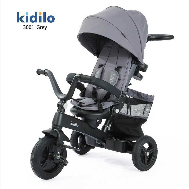 Childrens tricycle lightweight foldable baby can push and ride the bicycle 3-6 year old baby stroller luxurious Z250319